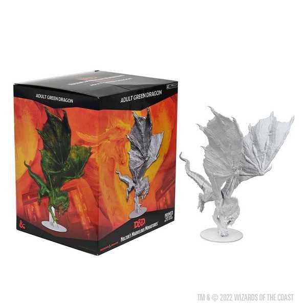 D&D Nolzur's Marvelous Unpainted Miniatures Adult Green Dragon