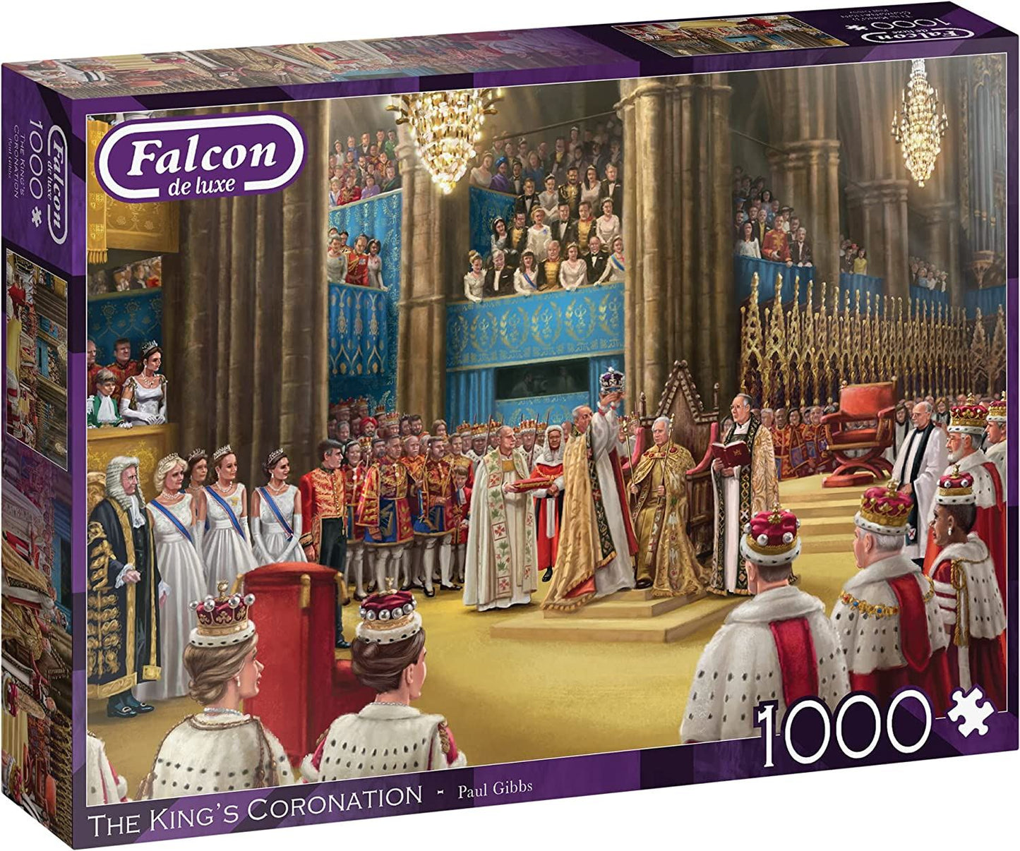 Jumbo Falcon de luxe The King's Coronation Jigsaw Puzzle - 1000 Pieces
