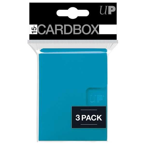 Ultra PRO 15+ Card Box 3-pack - Light Blue