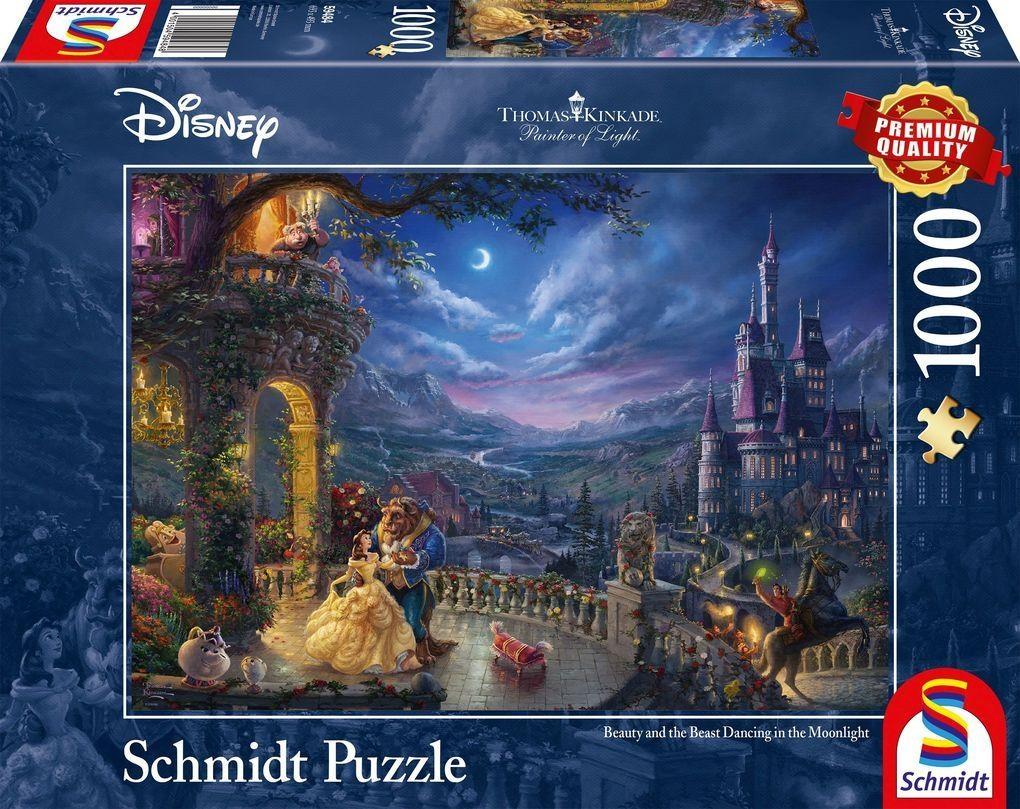 Thomas Kinkade Disney Beauty & the Beast 1000 Piece Jigsaw Puzzle
