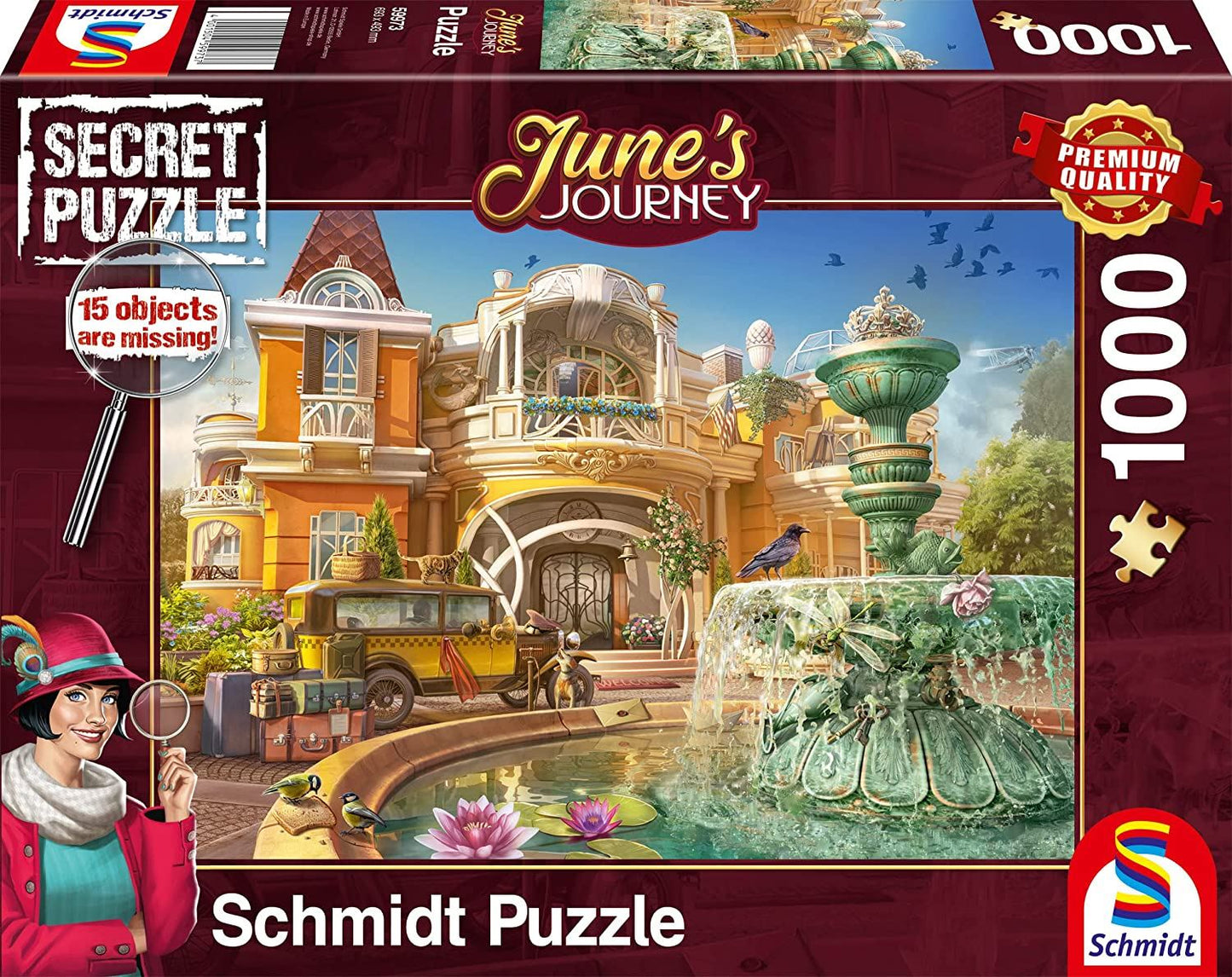 Schmidt June's Journey: Orchid Estate Jigsaw Puzzle - 1000 Pieces