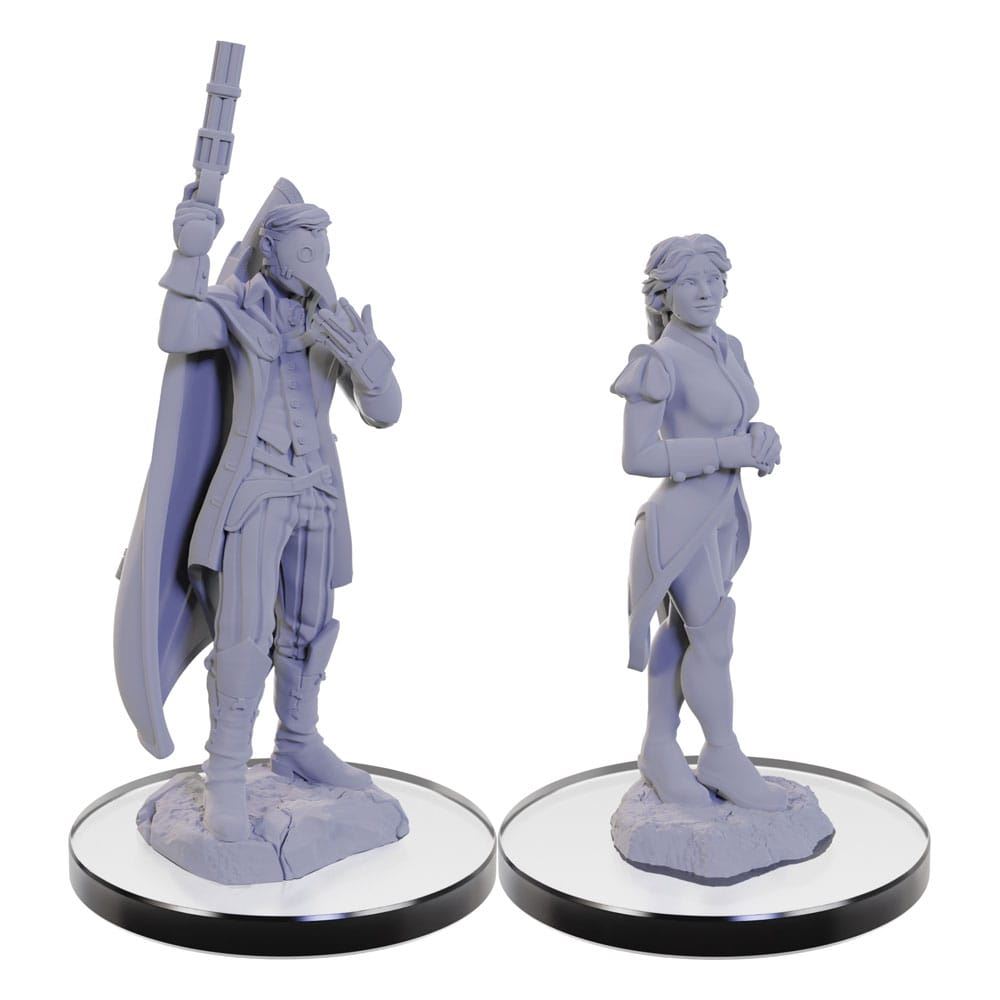 Critical Role Unpainted Miniature Percival & Cassandra de Rolo
