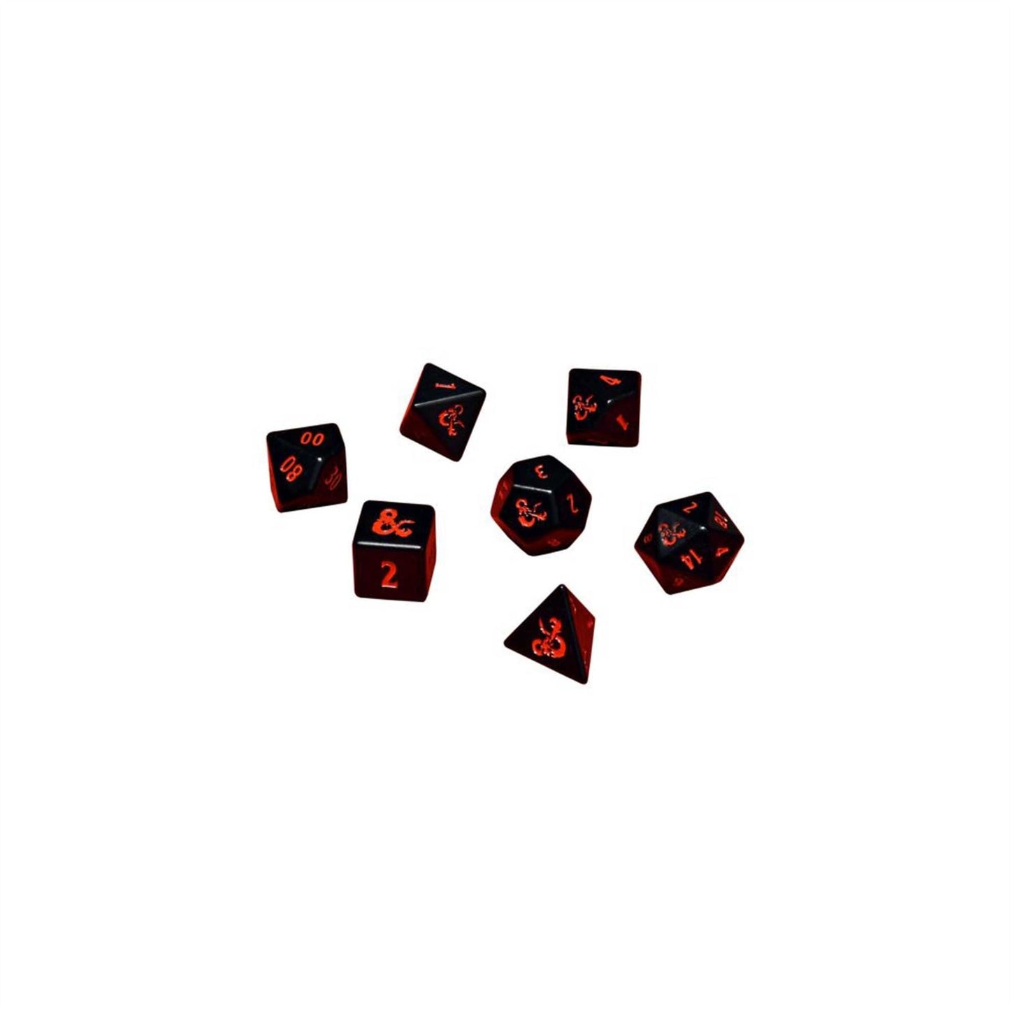 Ultra Pro Heavy Metal 7 RPG Dice Set for Dungeons & Dragons DDN
