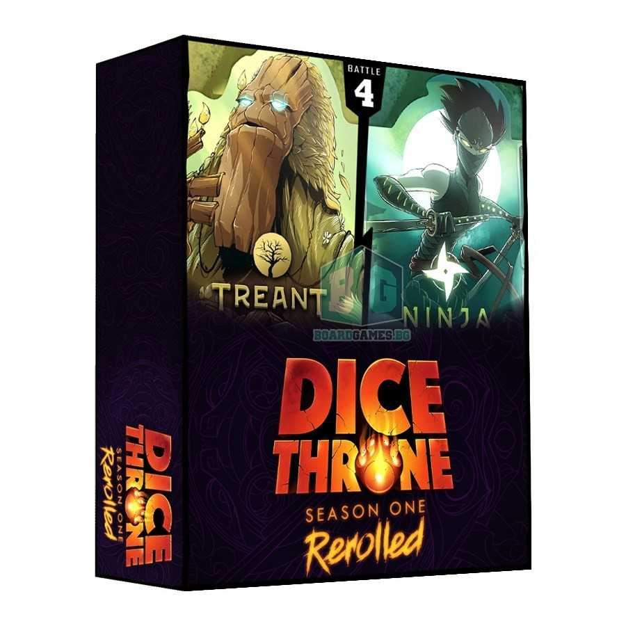 Dice Throne: Season One Rerolled 4: Treant vs. Ninja Expansion Board Game