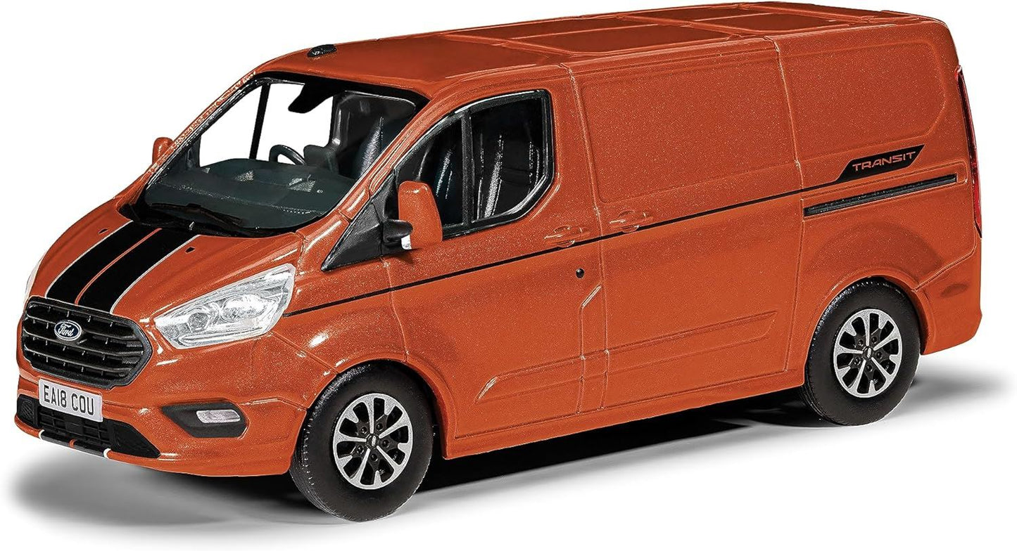 Corgi Ford Transit Van Custom Sport, Orange Glow