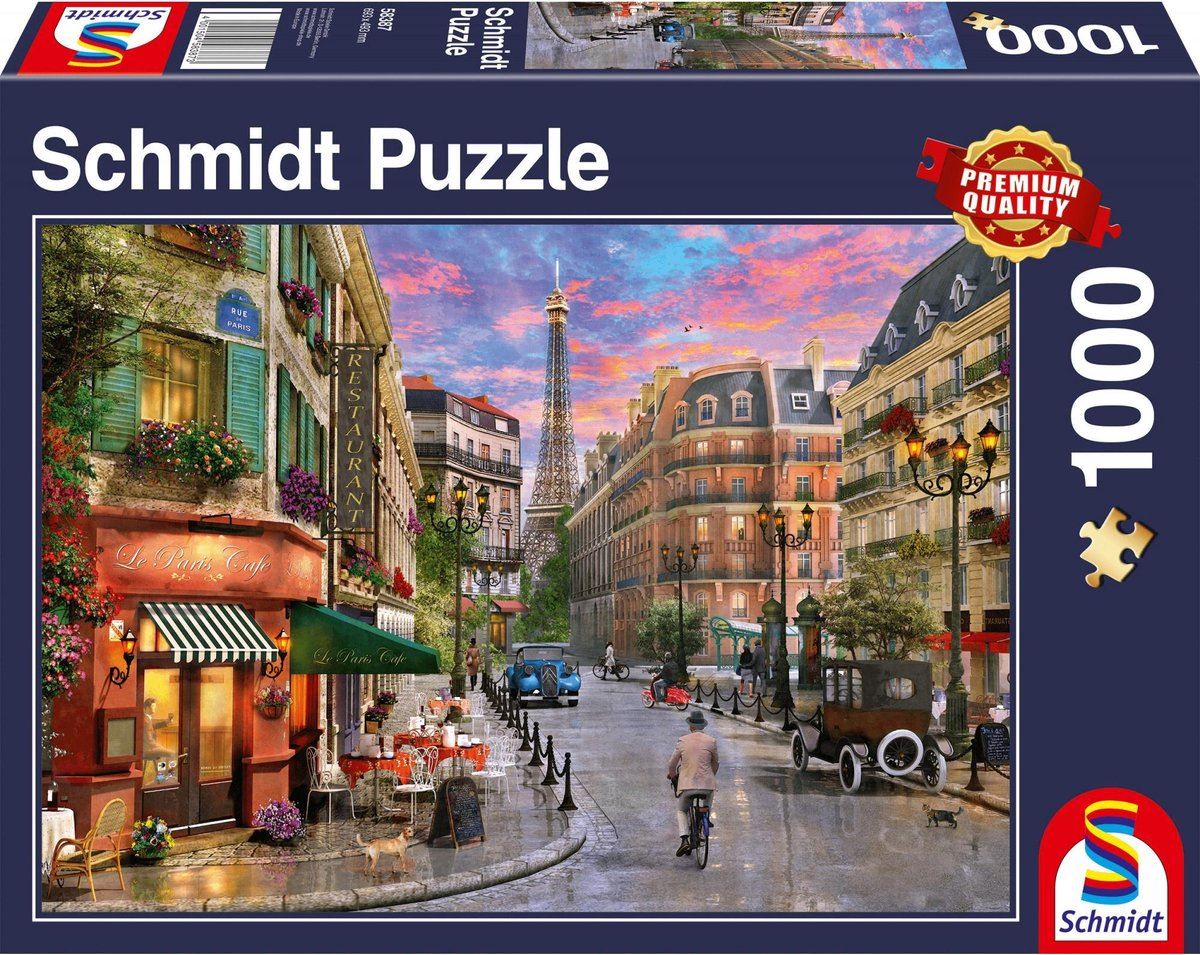 Schmidt Road to The Eiffel Tower Jigsaw Puzzle - 1000 Pieces