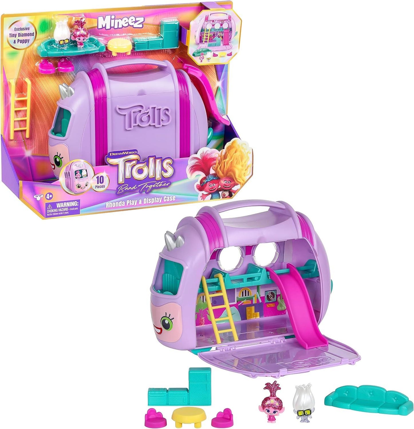 Trolls Rhonda's Collector's Case Playset