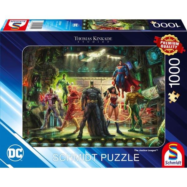 Thomas Kinkade: The Justice League 1000 Piece Jigsaw Puzzle