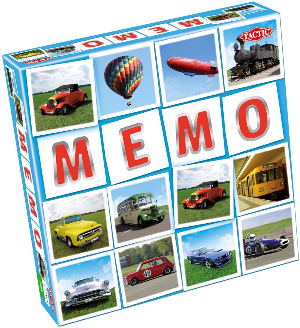 Transport Memo Memory Board Game