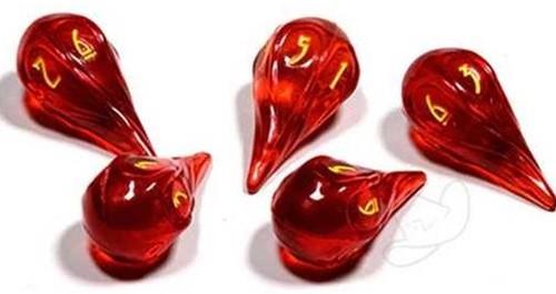PolyHero Dice: Wizard 5d6 Fireballs Dragonfire