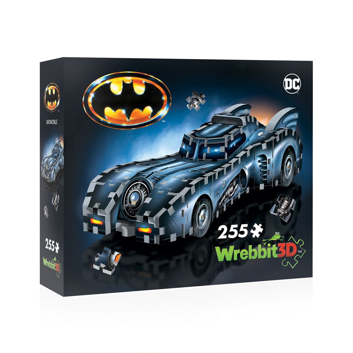 Wrebbit 3D Batman Batmobile Jigsaw Puzzle - 255 Pieces