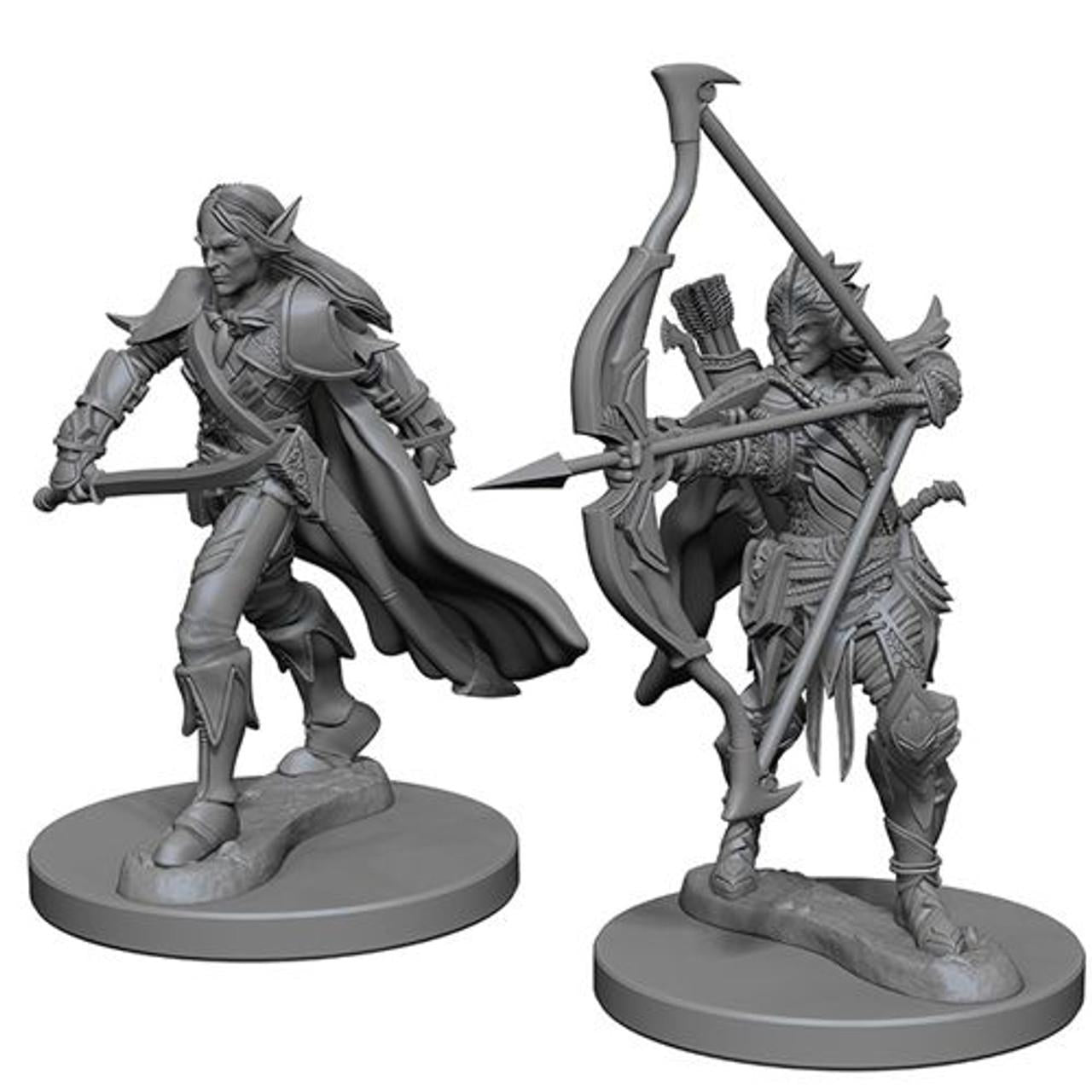 Pathfinder Deep Cuts Unpainted Miniatures (W1) Elf Male Fighter