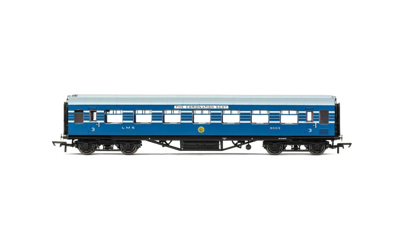Hornby LMS, Stanier D1981 Coronation Scot 57' RTO, 9003 - Era 3