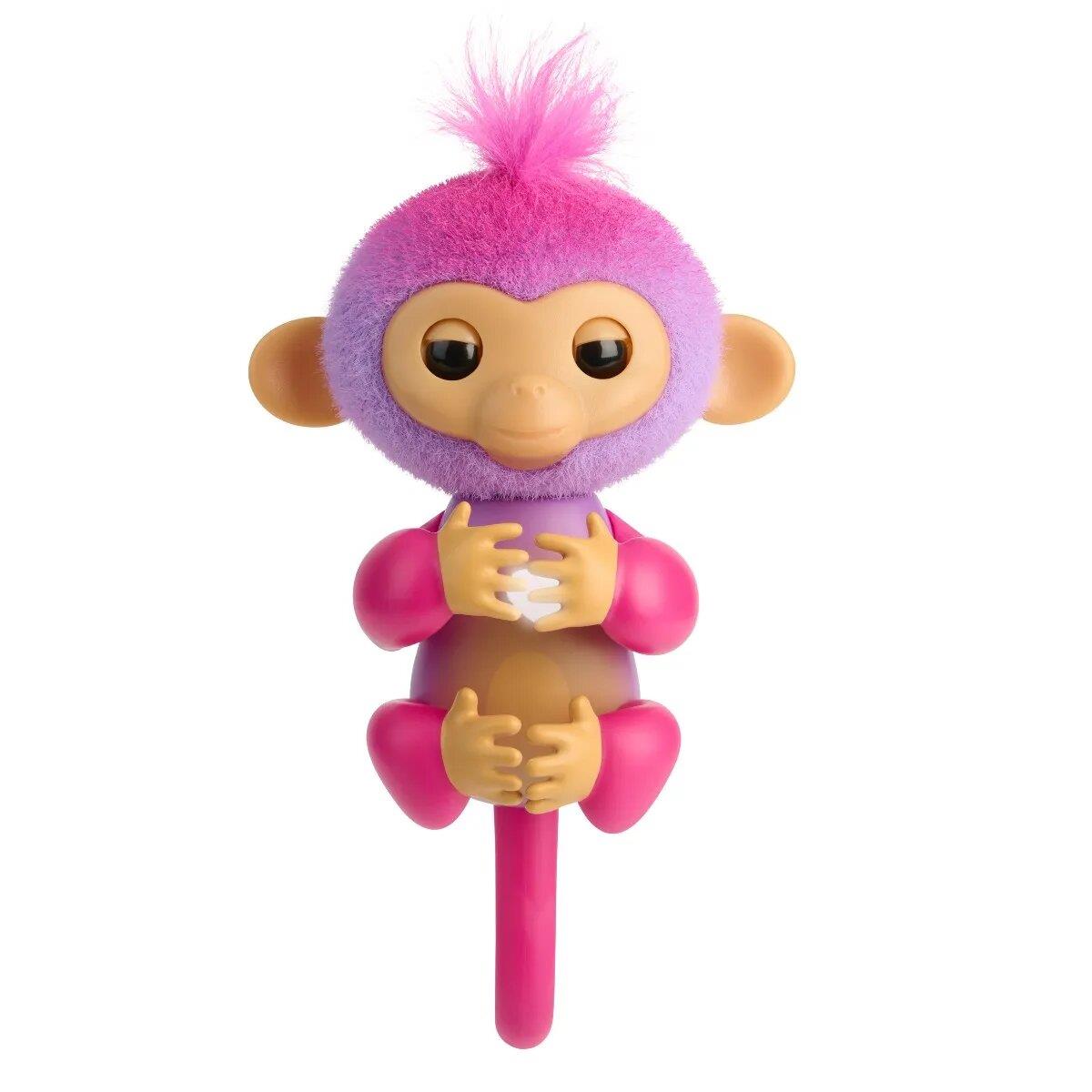 Fingerlings Interactive Baby Monkey Charli Purple