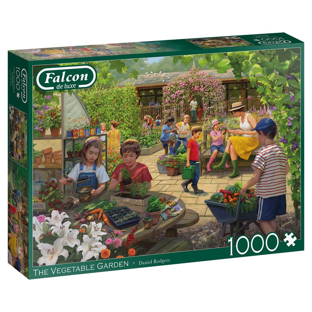 Jumbo Falcon de luxe The Vegetable Garden Jigsaw Puzzle - 1000 Pieces