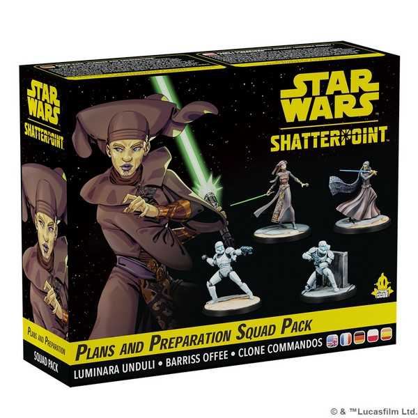 Star Wars Shatterpoint Plans and Preparation (General Luminara Unduli Squad Pack)