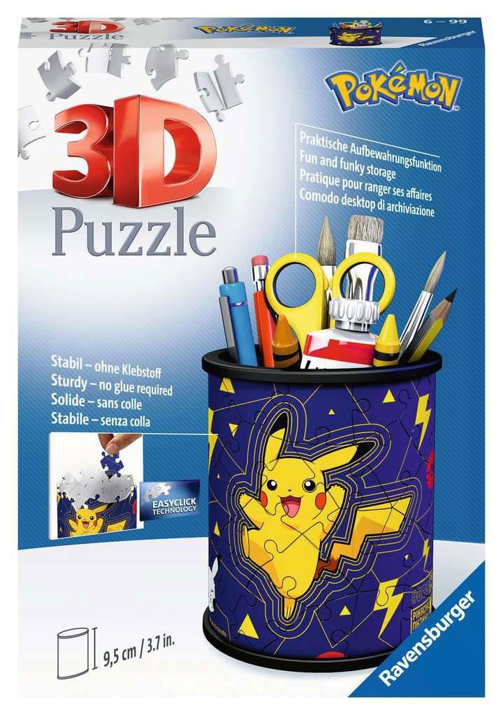 Pok??on 3D Puzzle Pencil Holder (54 pieces)