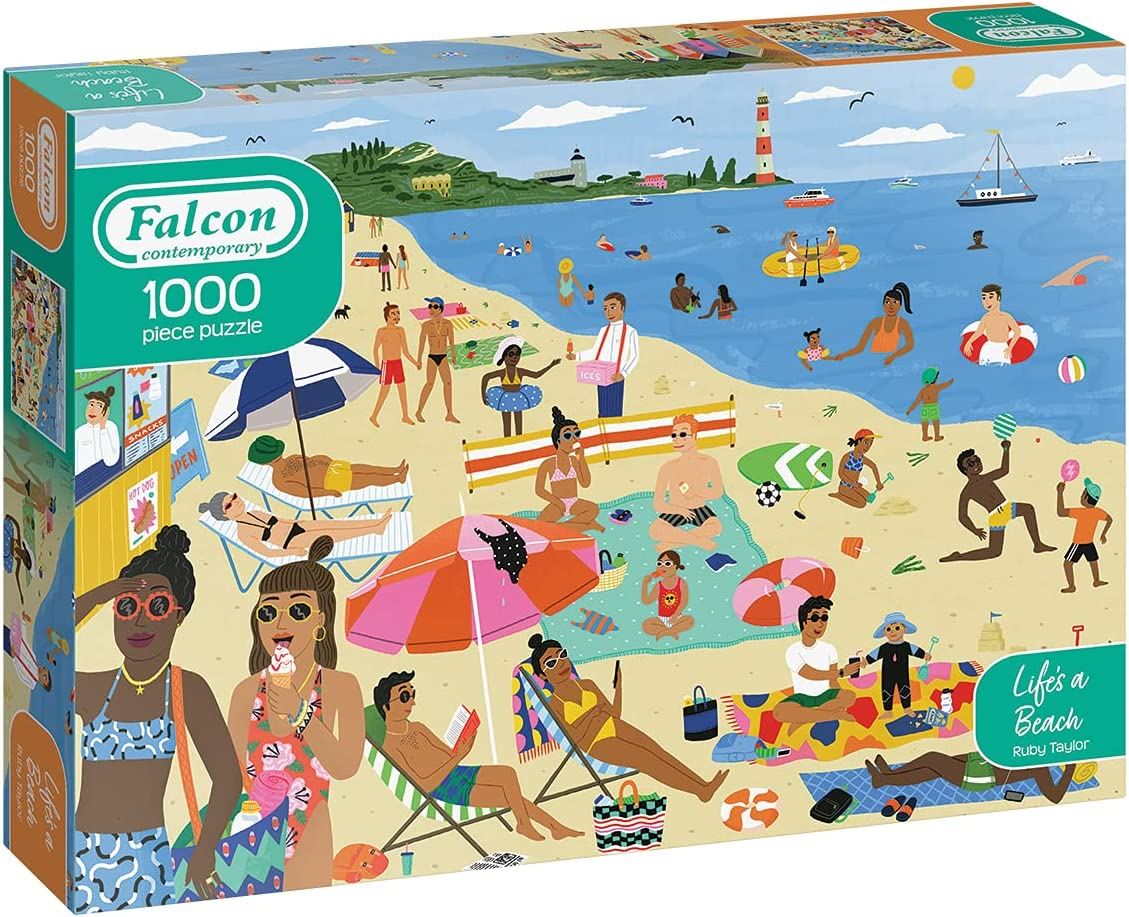 Falcon Contemporary Life?? A Beach Jigsaw Puzzle - 1000 Pieces