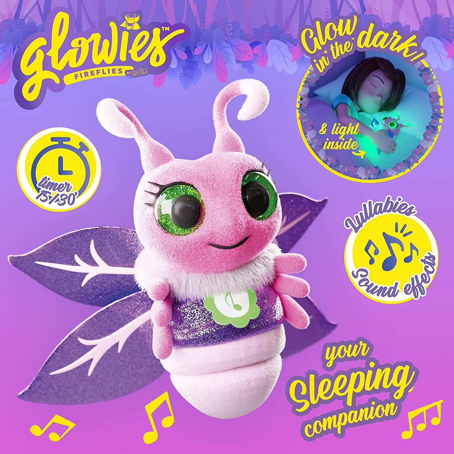 Glowies Fireflies - Pink