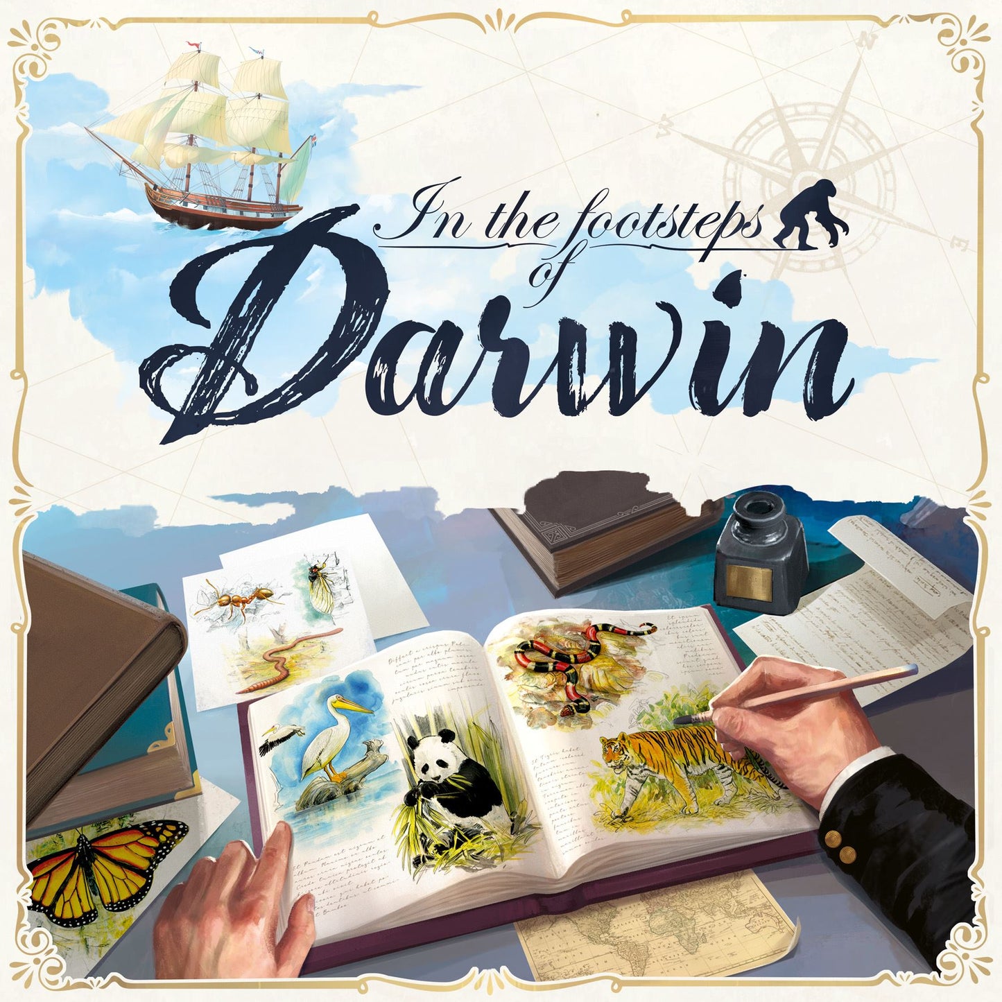 In the Footsteps of Darwin Board Game