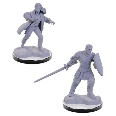 D&D Nolzur's Marvelous Unpainted Miniatures (W22) Reborn Paladin & Reborn Warlock