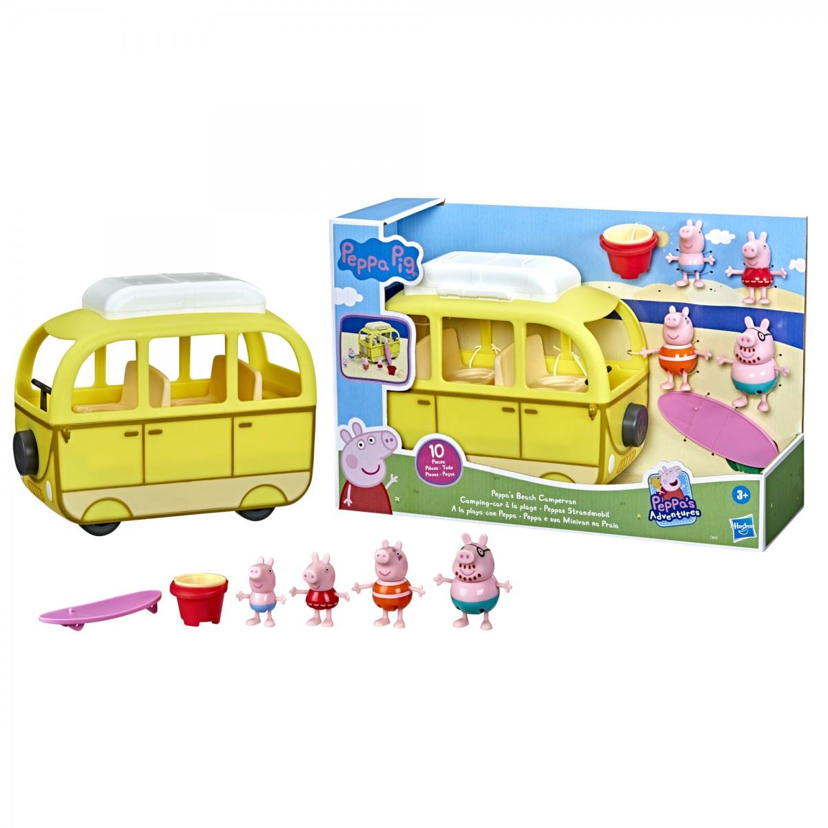 Peppa Pig Peppas Beach Campervan Playset