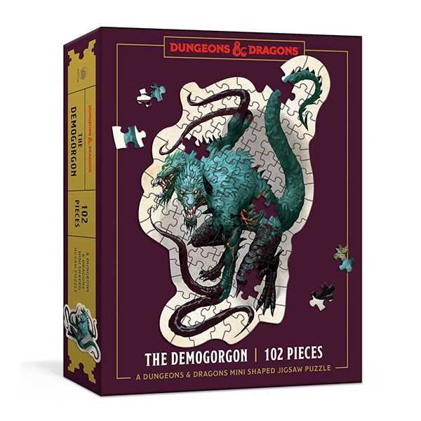Dungeons & Dragons The Demogorgon Edition Mini Shaped 102 Piece Jigsaw Puzzle