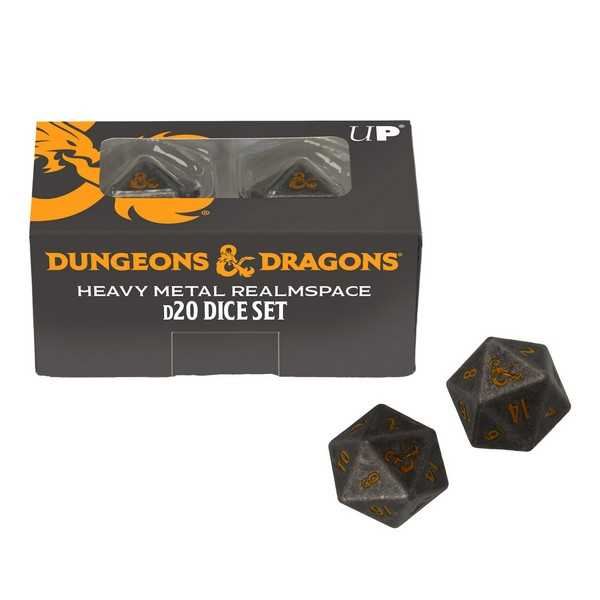 Ultra Pro Heavy Metal Realmspace D20 Dice Set: Dungeons & Dragons DDN