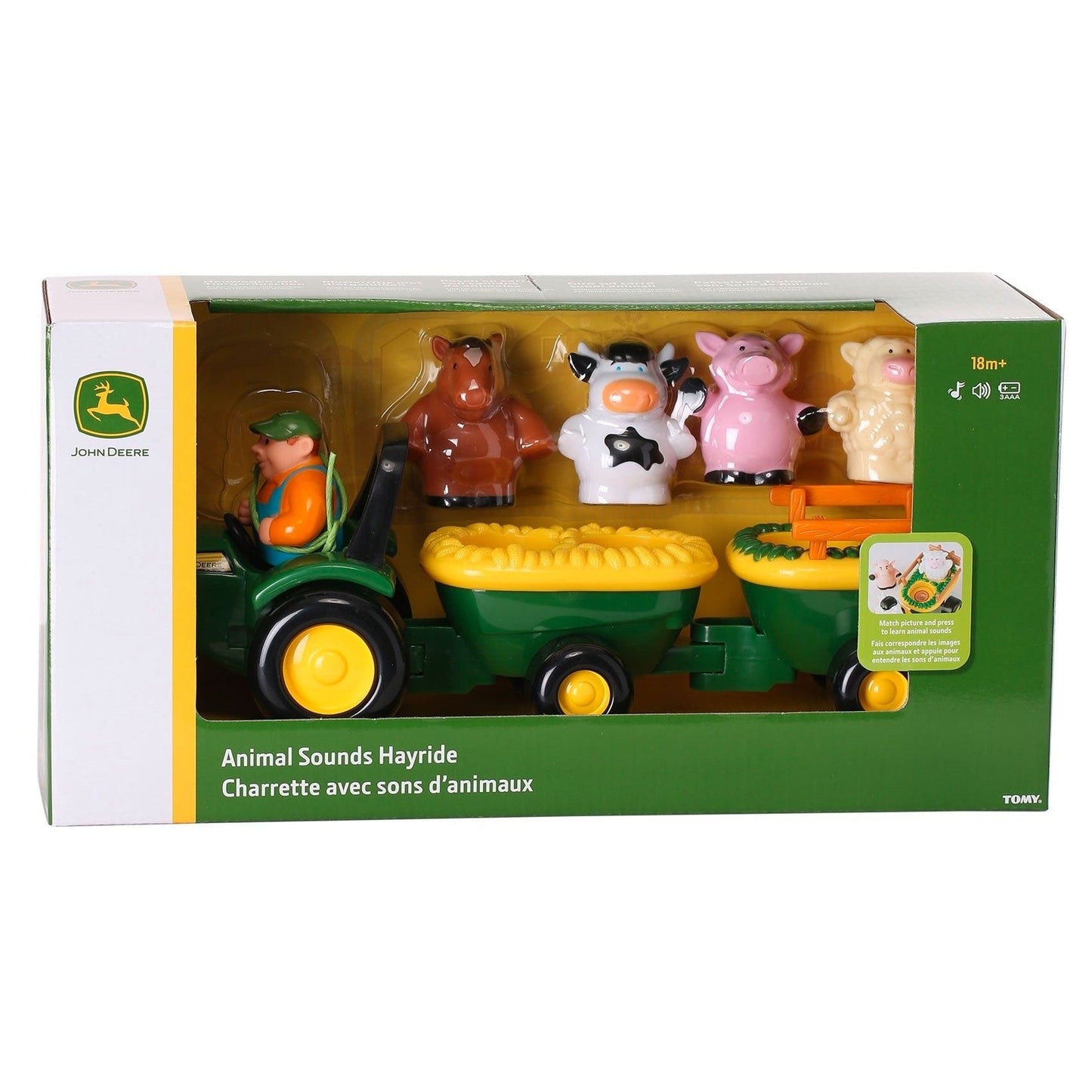 John Deere Animal Sounds Hayride Playset