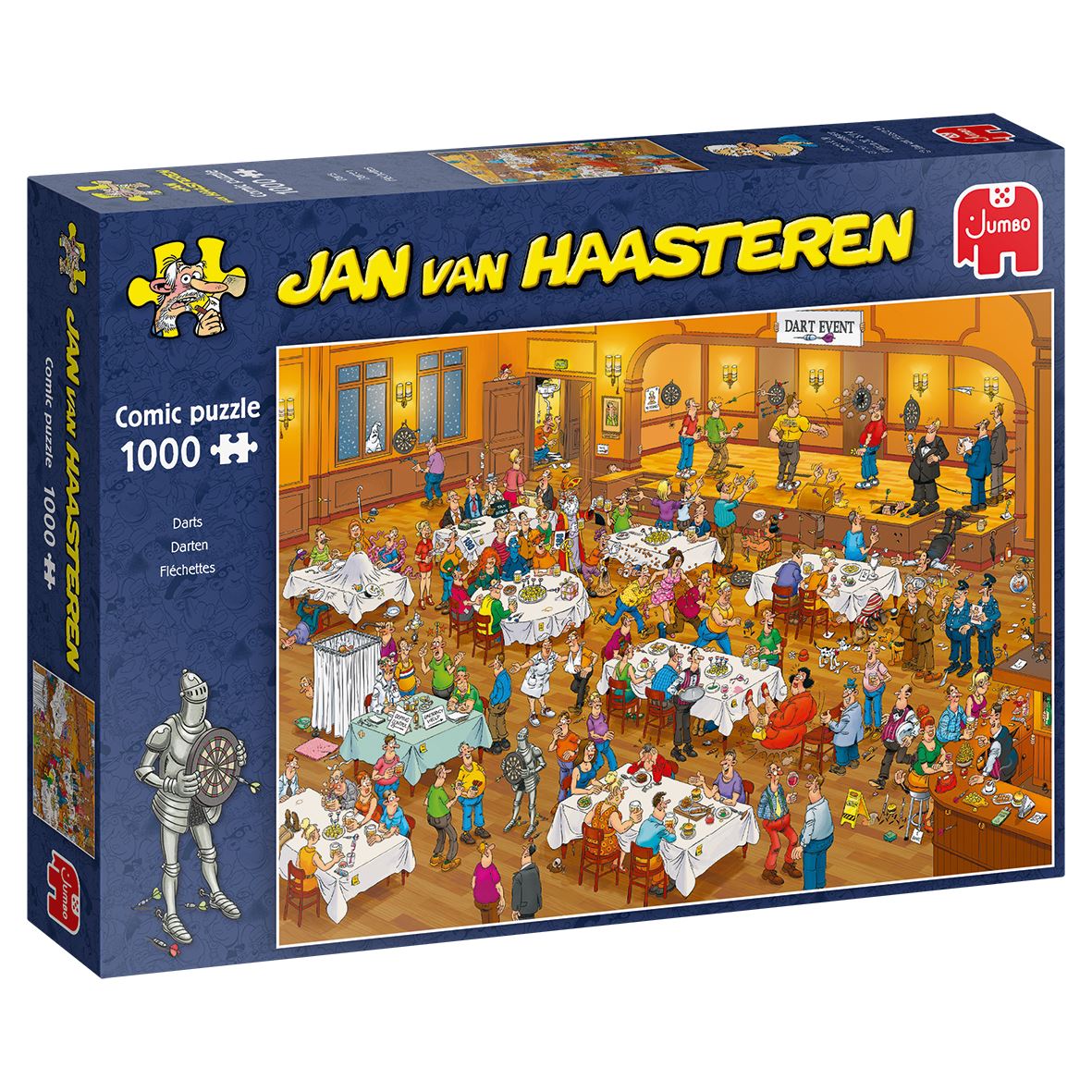 Jumbo Jan Van Haasteren Darts Jigsaw Puzzle - 1000 Pieces