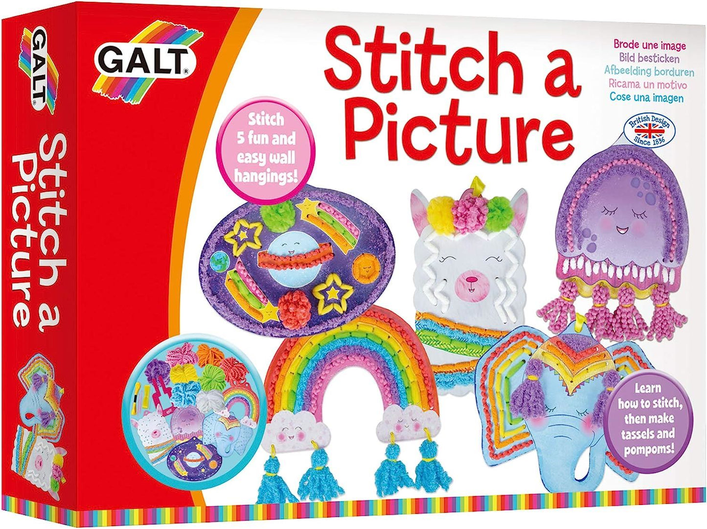 Galt Toys - Stitch a Picture Creative Activity Set