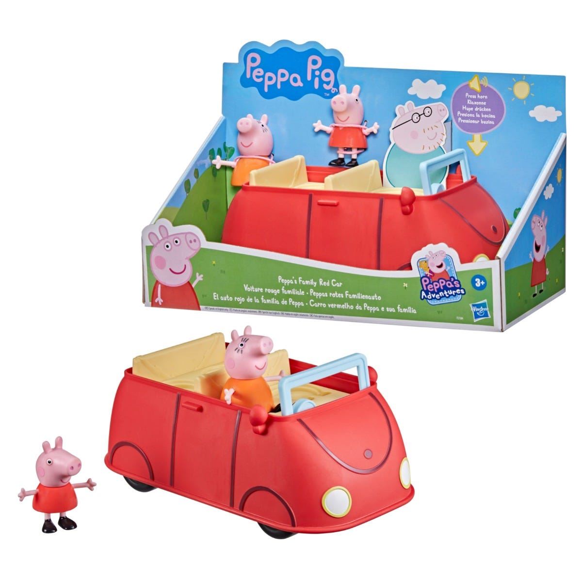Peppa Pig Peppas Family Red Car Playset