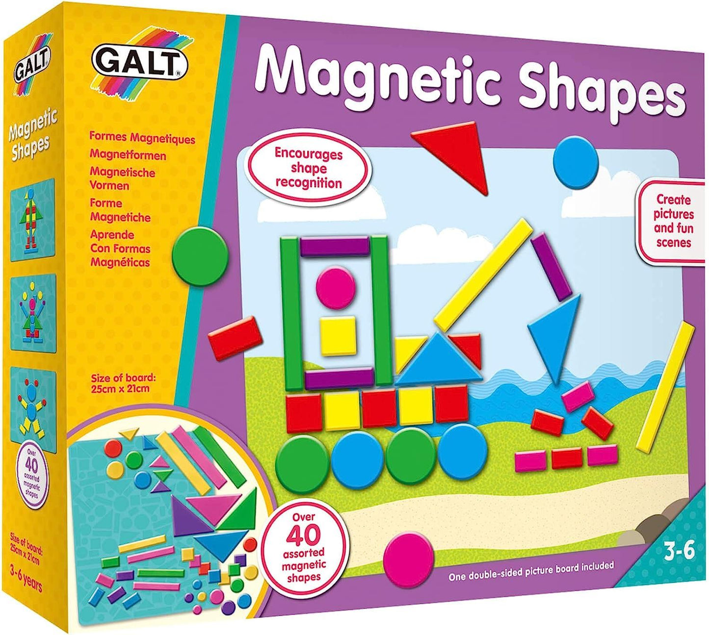 Galt Toys - Magnetic Shapes Play & Learn Toy
