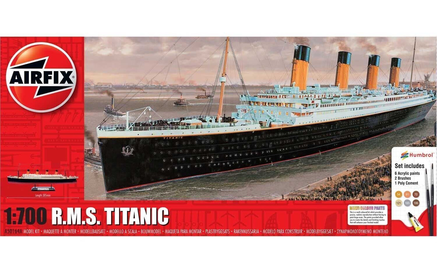RMS Titanic Gift Set 1:700 Air Fix Gift Set