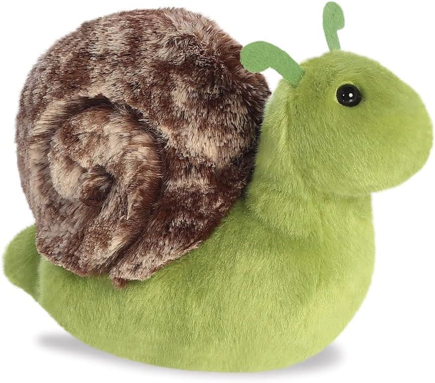 Aurora Mini Flopsies Slow Snail 8 Inch Soft Toy