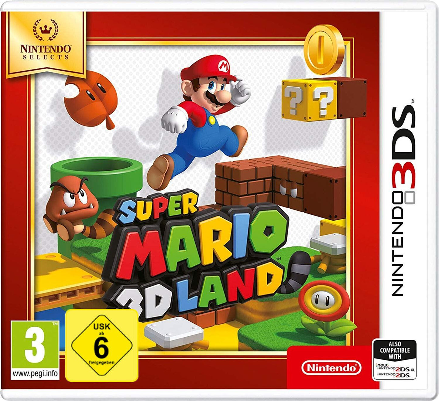 Super Mario 3D Land Game 3DS (Selects)