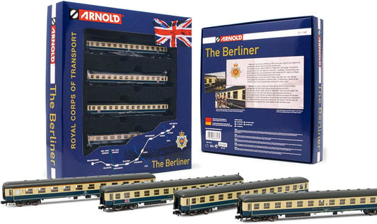 Arnold RCT 4 Unit Pack Coaches The Berliner Rolling Stock