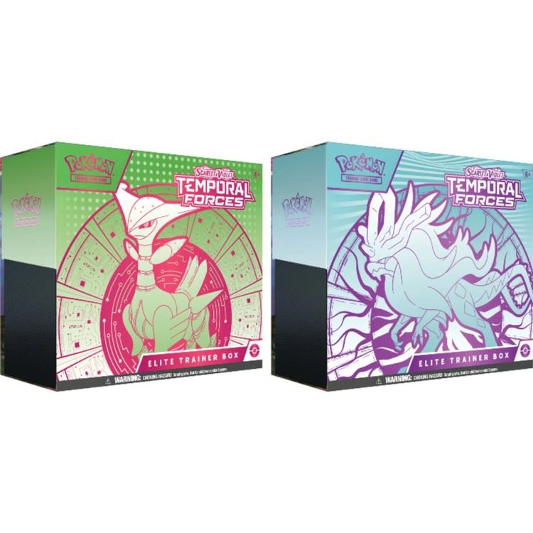 Pokemon TCG Scarlet & Violet 5 Temporal Forces Elite Trainer Box (1 at Random)	