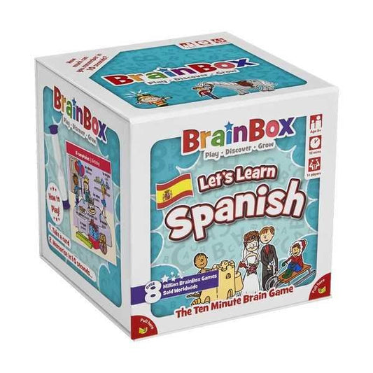 BrainBox Let's Learn Spanish (Refresh 2022) Card Game