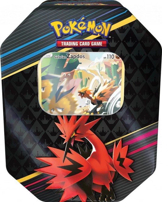 Pokemon TCG: Sword & Shield 12.5 Crown Zenith Galarian Zapdos Tin