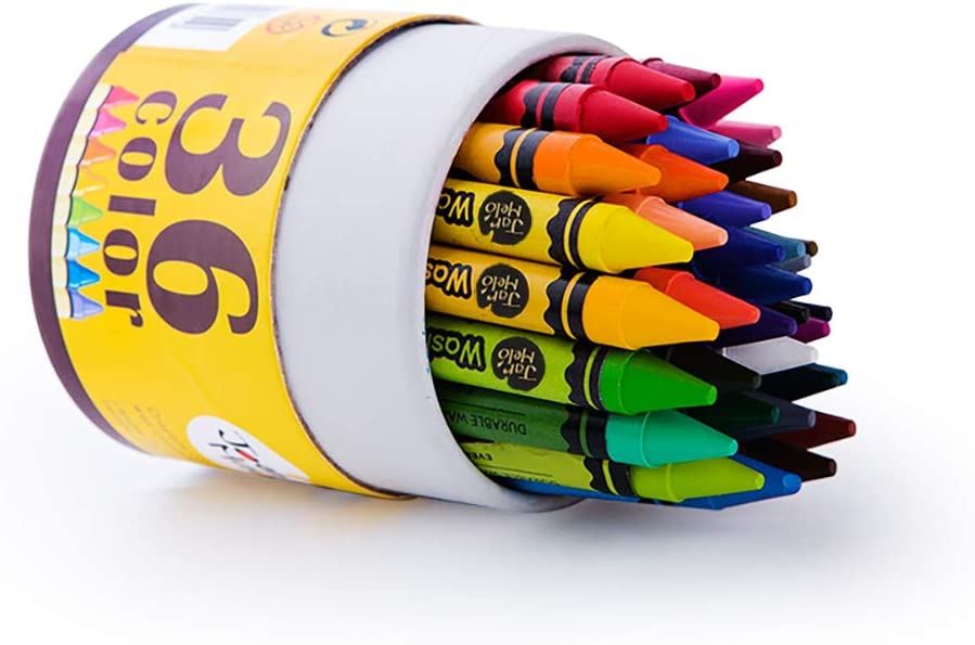 Jar Melo Washable Crayons - 36 Colours