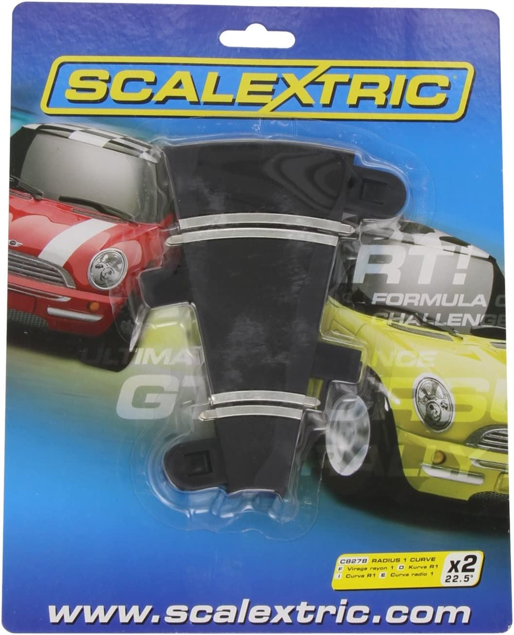 Radius 1 Curve 22.5? (Set Of 2) Scalextric Accessory Pack