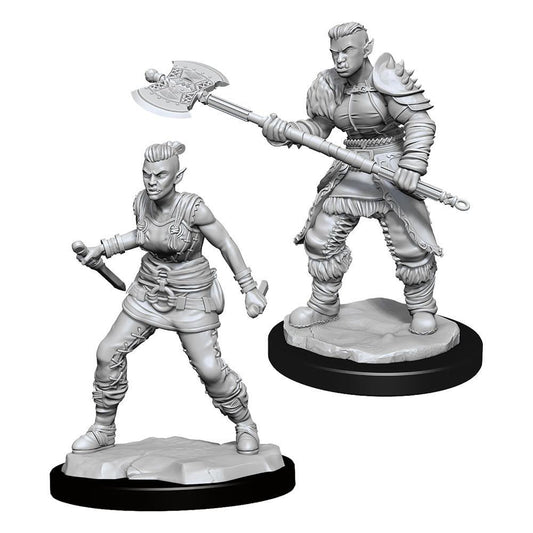 D&D Nolzur's Marvelous Miniatures Unpainted Miniatures Orc Barbarian Female Case (6)