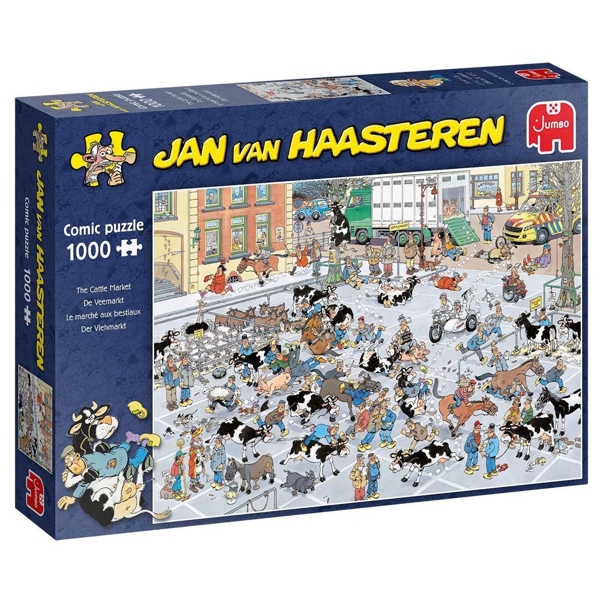 Jan Van Haasteren The Cattle Market Jigsaw Puzzle - 1000 Pieces