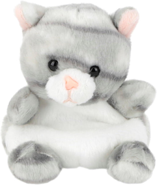 Aurora Palm Pals Silver Kitty Cat 5 Inch Soft Toy