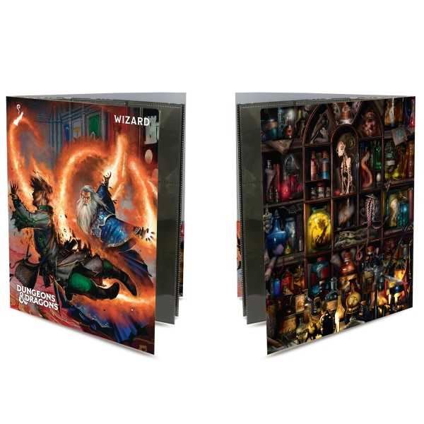 Ultra Pro Wizard - Dungeons & Dragons Class Folio with Stickers