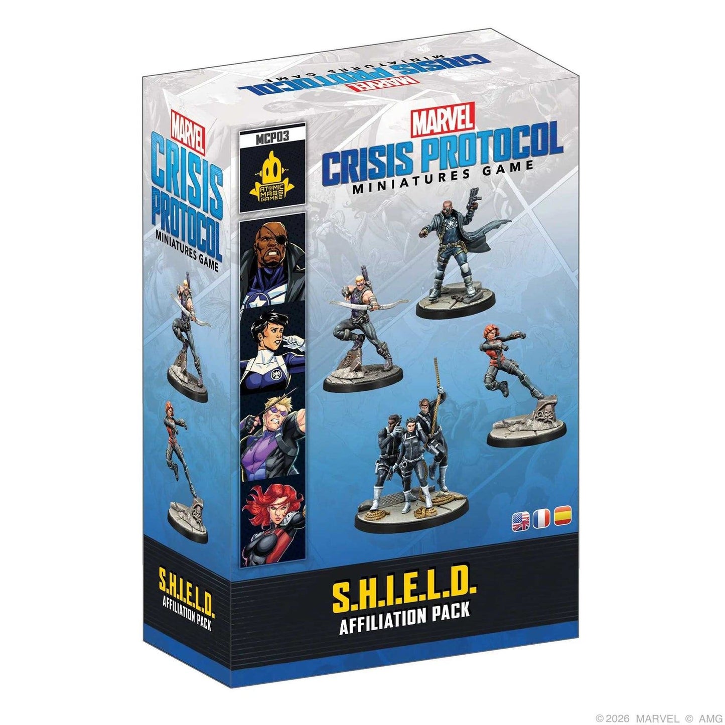 Marvel: Crisis Protocol - S.H.I.E.L.D Miniatures Affiliation Pack