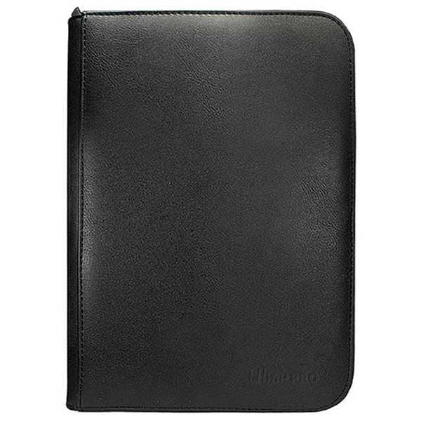 Ultra Pro Vivid 4-Pocket Zippered PRO-Binder - Black