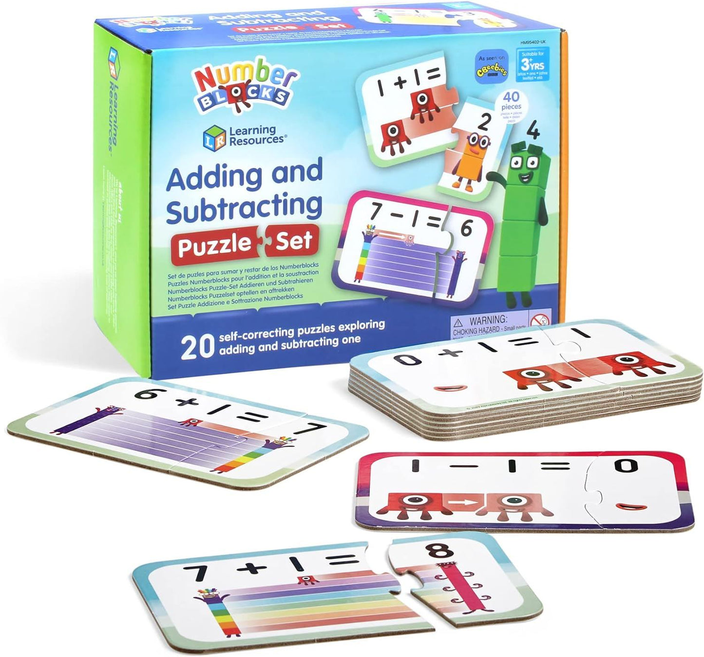Numberblocks Adding and Subracting Puzzle Set