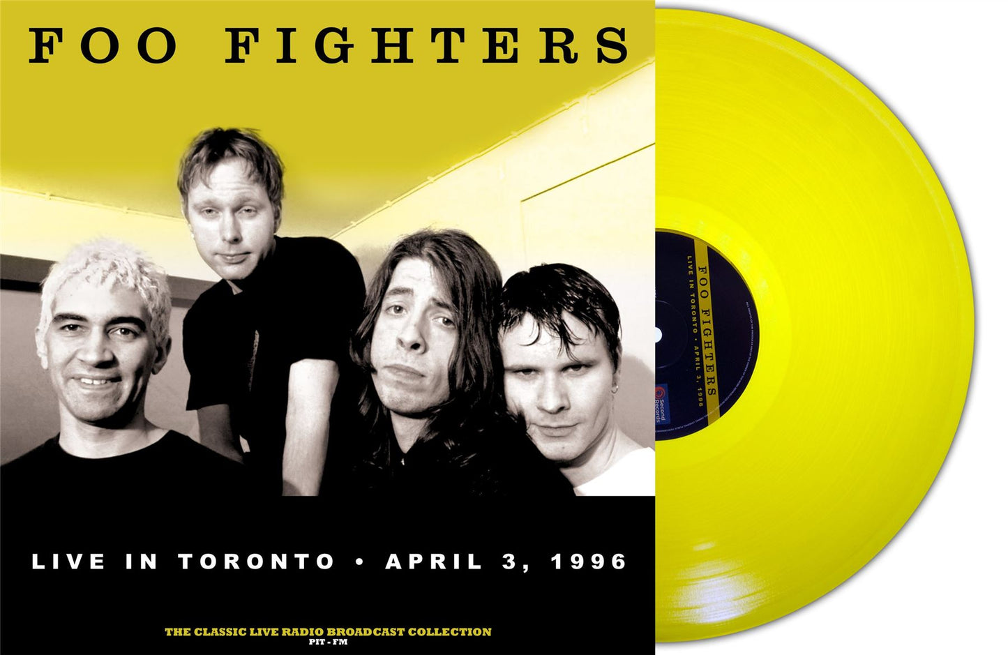 Foo Fighters - Live In Toronto 1996 Yellow Vinyl
